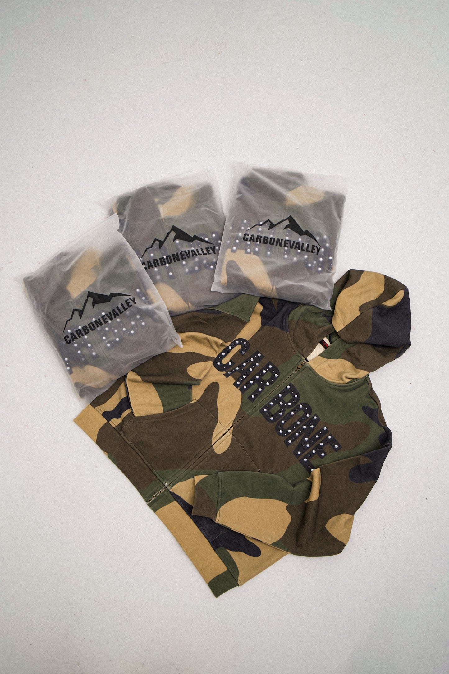 Stealth Crystal Zip-Up