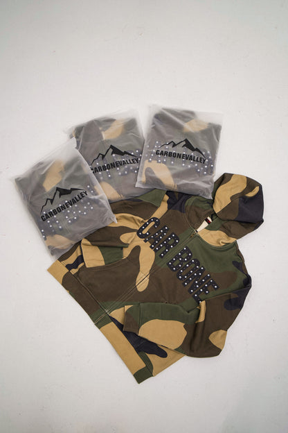 Stealth Crystal Zip-Up