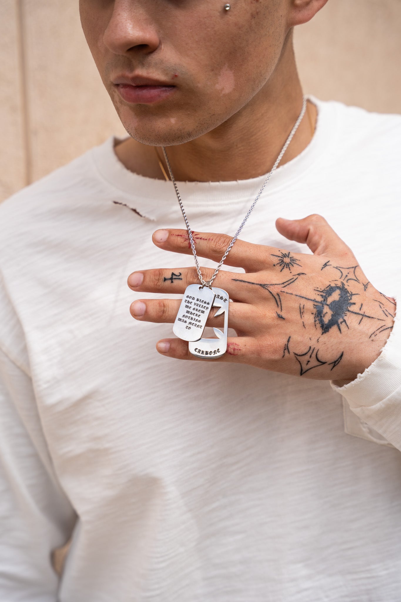 WESTCOAST CARBONE DOG TAGS